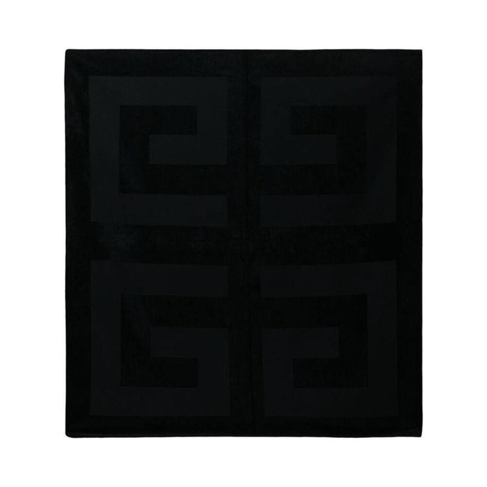 GIVENCHY 4G Logo Beach Towel Women BLACK Beachwear